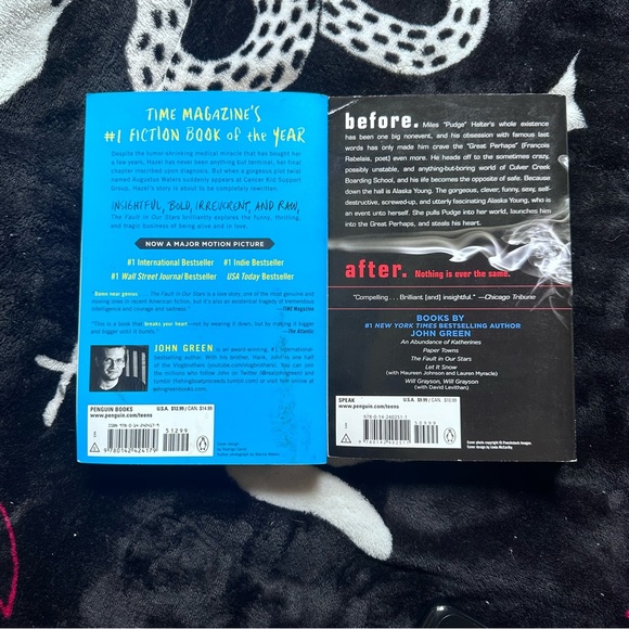 John Green Books (Looking for Alaska + Fault in Our Stars) - Picture 2 of 2